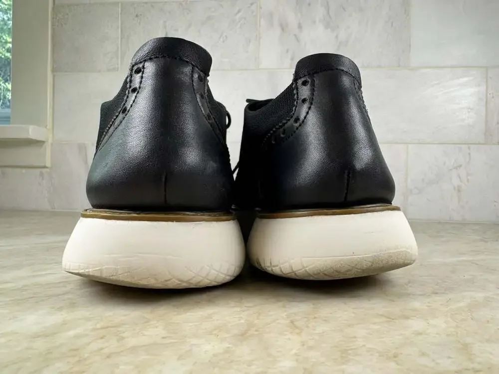 LAOKS Men’s Black Knit Mesh Oxford Shoes Lightweight Casual Size 11